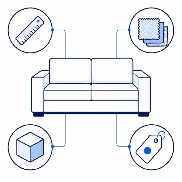 Gathering furniture product data — step 1 of Ixaria setup